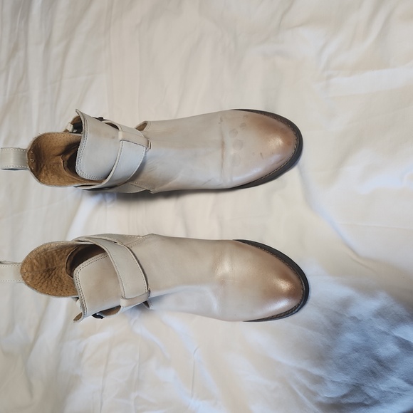 TODAY FINAL SALE DISC SHIP .. REAL LEATHER GREAT bootie real leather size 10 - Picture 7 of 12